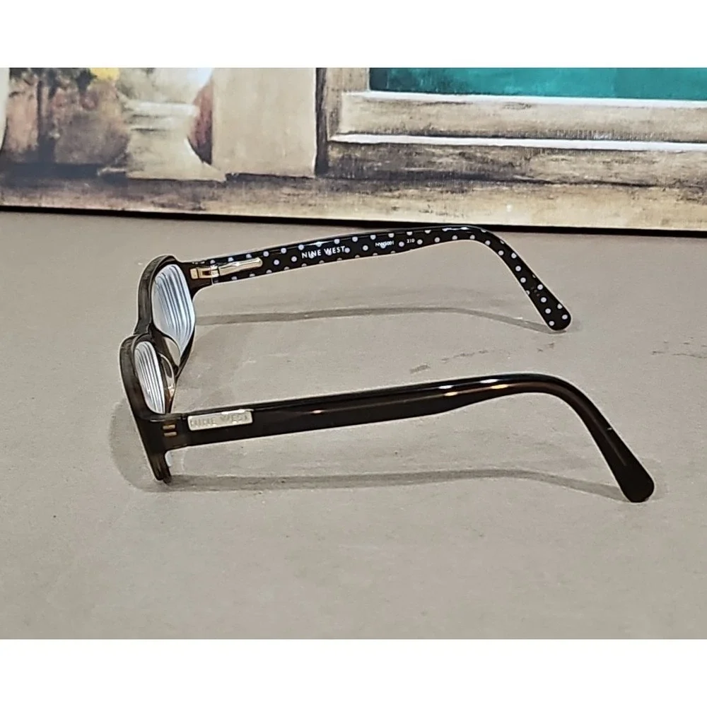 Nine West  NW5002  210 Eyeglass Frames  Only Clear Brown  52-16-130